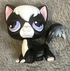 ANGORA CAT #Puzzle - Authentic Littlest Pet Shop - Hasbro LPS Purple Eyes - Picture 1 of 4