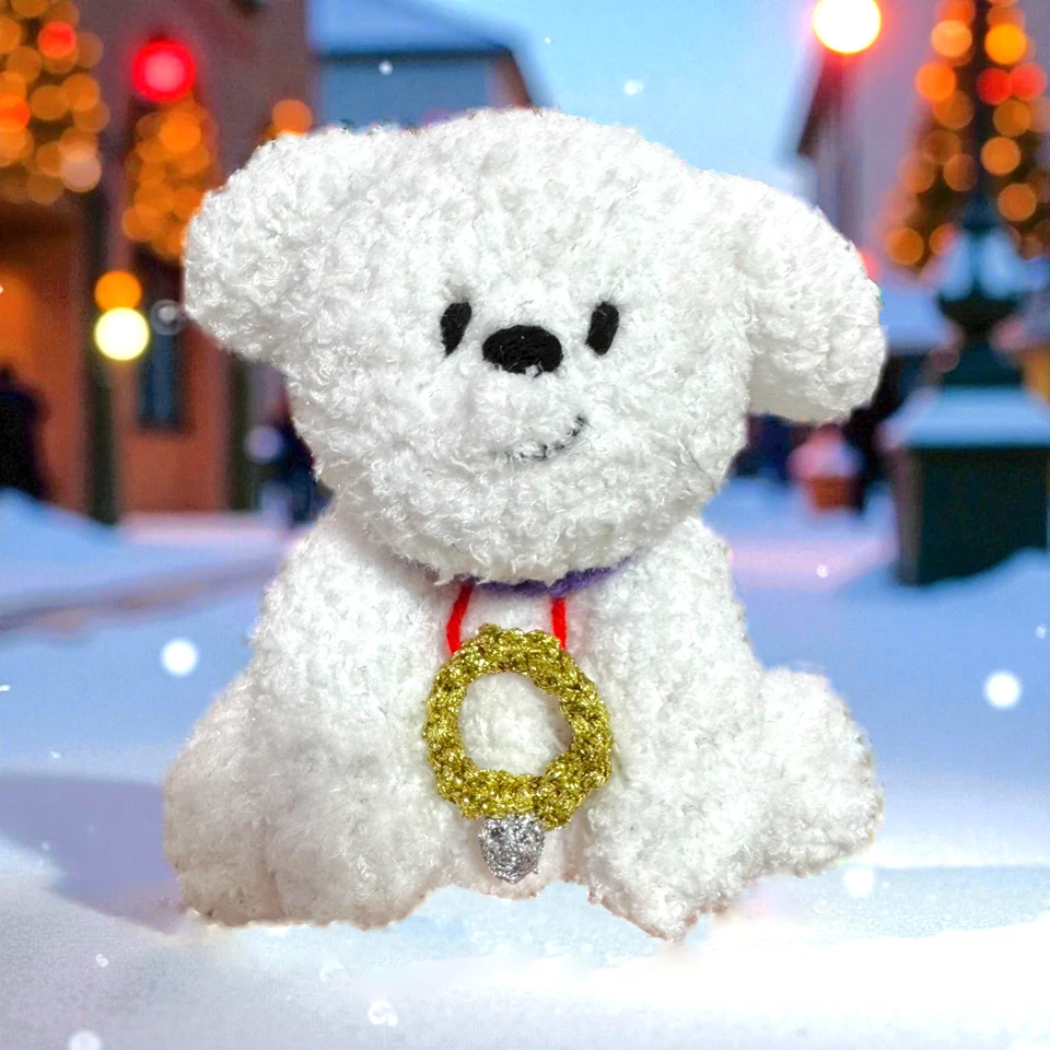 KNITTING PATTERN - Cauli - Dog Kevin the Carrot inspired choc orange cover toy - Image 1 of 1