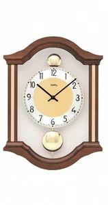 Modern wall clock with quartz movement from AMS AM W7447/1 NEW - Picture 1 of 1