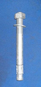 One throughbolt M20 x 200 mm BZP concrete fixing anchor - Picture 1 of 1