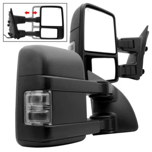 Xtune L&R G2 for Ford Superduty 99-07 Heated Smoke Signal Telescoping Mirrors MI - Picture 1 of 1