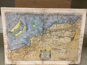 C. 1740 A Map Of The Western Province Of The Kingdom Of Algiers 13.5 x 19” - Picture 1 of 6
