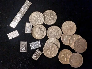 US Mint Silver! silver grains!! 1 grain is 1/15th of a gram!!! - Picture 1 of 4