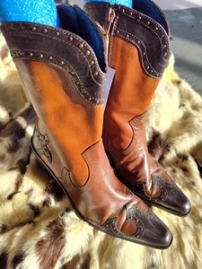 Vintage Stuart Weitzman Cowboy Boots - Picture 1 of 5