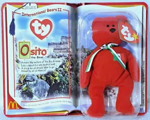 TY ORIGINAL TEENIE BEANIE INTERNACIONAL OSOS McDonalds Promoción Osito el Oso - Imagen 1 de 6