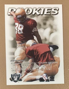 2000 Fleer Skybox Dominion Sebastian Janikowski Rookie Raiders RC #222 - Picture 1 of 2