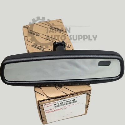 ESPEJO RETROVISOR INTERIOR ORIGINAL OEM TOYOTA TACOMA TUNDRA CON ATENUACIÓN AUTOMÁTICA 87810-04110 Foto 1 de 4