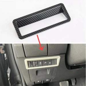 Carbon Fiber Headlight Switch Button Cover Trim For Isuzu D-Max Dmax 2021-2022 - Foto 1 di 4