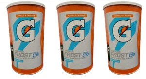 LOT OF 3 Gatorade Thirst Quencher Powder, Frost Glacier Freeze 76.5 OZ BB 04/25 - Picture 1 of 5