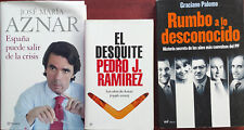 LOTE 3 LIBROS PP-ESPAÑA PUEDE+EL DESQUITE+RUMBO A LO DESCONOCIDO 220+384+756 PAG