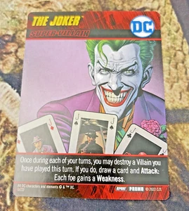 DC Comics Deck-Building Game Promo Card The Joker - Picture 1 of 2