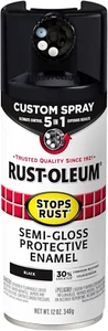 Rust-Oleum 376909 Stops Rust Custom Spray 5-In-1 Spray Paint, 12 Oz, Semi-Gloss - Picture 1 of 12