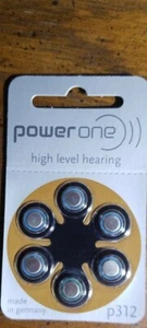 POWER ONE - HEARING - 34 BATTERIES STILL IN PACKAGES, 1 PKG OPEN - Picture 1 of 2