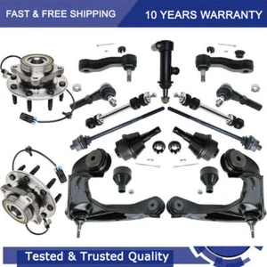 4WD 15pc Front Wheel Bearing Hub + Suspension Kit for Chevy Silverado 2500 3500 - Bild 1 von 10