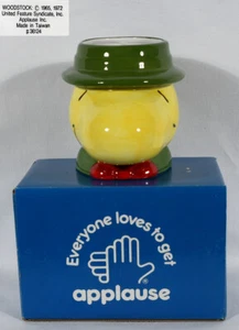 Applause Ceramic 1965-1972 Mug Woodstock Snoopy With Box 3 3/4" - Picture 1 of 8