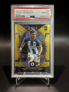 2022-23 Panini Select EPL Jeremy Sarmiento True Gold /10 Rookie RC PSA 10 POP 2 - Bild 1 von 2