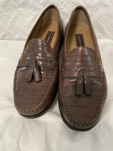 Florsheim Men's Shoes Lexington Wingtip Loafer Size 8.5 Brown. 17073-01 Tassel - Picture 1 of 5