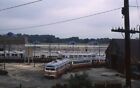 Trolley Slide - SEPTA Red Arrow #12 PCC Streetcar Out of Service Cars Yard 1982