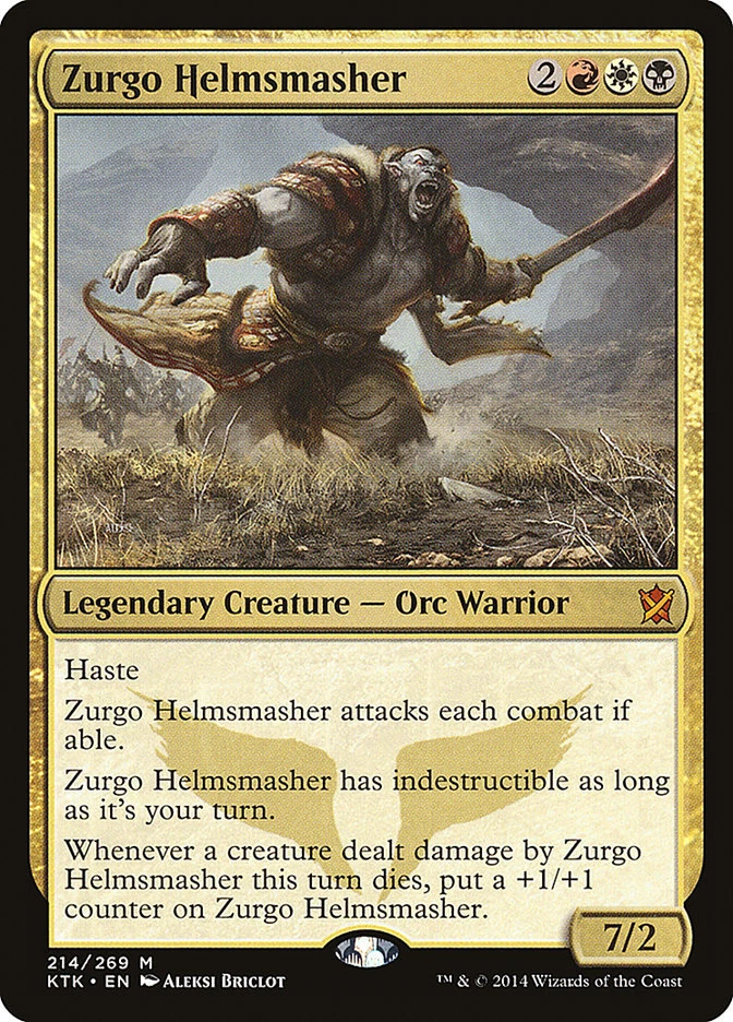 Zurgo Helmsmasher (KTK 214) Near Mint - MTG single - Image 1 of 1