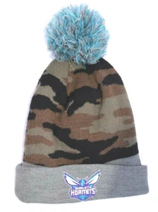 Mitchell & Ness 2014 Charlotte Hornets New Logo Camo Unisex Winter Beanie Hat - Picture 1 of 11