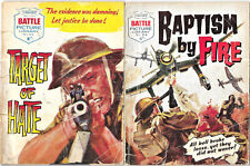 1961/62. Two x Early BATTLE PICTURE LIBRARY Comics #'s 34 and 82.