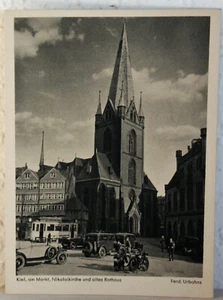 Postkarte - KIEL - Am Markt, Nikolaikirche, altes Rathaus - Bild 1 von 1