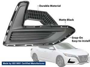 For 2020 2021 Nissan Sentra Fog Light Opening Insert Passenger Side 622566LB0A - Picture 1 of 7