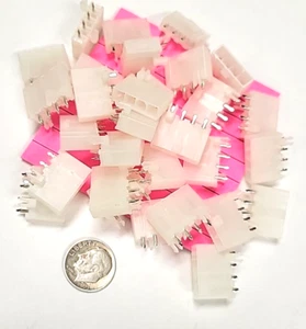 Molex 39-30-5049 30 Pc Mini-Fit Jr receptacle pc mt 4 Position Single Row vertic - Picture 1 of 4
