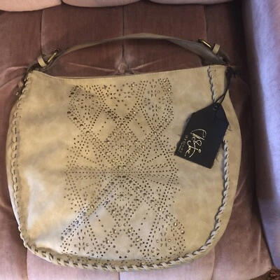 Tan Suede Handbag Elle & Joie Gypset - Image 1 of 4