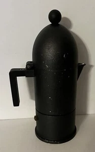 Alessi Caffettiera Espresso-Vintage I988 Piano Cottura Italiano Cupola Flip Top-Aldo Rossi - Foto 1 di 24