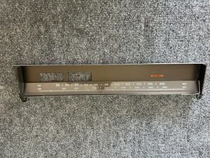 Kenwood KR-4070 Dial Scale Assembly - Plastic scale + brackets + metal underlay - Picture 1 of 5