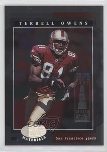 2001 Leaf Certified Materials Chicago Sun-Times Collection /5 Terrell Owens HOF