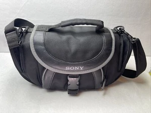 Sony Handycam Camera/Camcorder Soft Carry Case Bag w Shoulder Strap - Picture 1 of 6