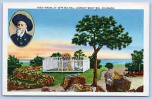  Postcard  Buffalo Bill's Grave Lookout Mountain Colorado  #C14 - Picture 1 of 2