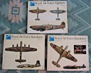 SET OF THREE (3) WW2 ROYAL AIR FORCE BOOKS: FIGHTERS & BOMBERS, 1971 - Picture 1 of 8