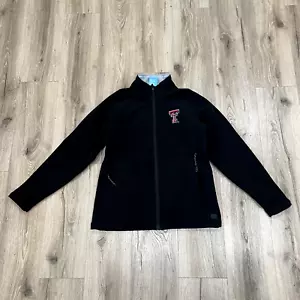 Texas Tech Jacke Damen Größe Small Soft Shell Jacke schwarz gefüttert Charles River - Bild 1 von 7