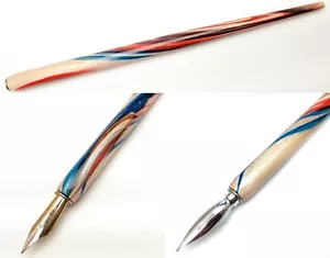 PORTA PENNA DIP PROFESSIONALE & CALLIGRAFIA FUMETTO PENNINO TOKYO SLIDER SLM401 MARMO GIAPPONESE NUOVO - Foto 1 di 7