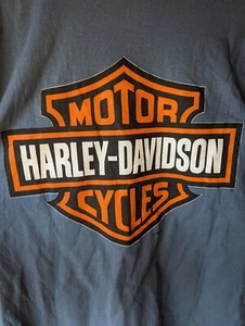 90s Harley Davidson T-Shirt XL 96 Brick Wall Double Sided Single Stitch USA 23 - Picture 1 of 7