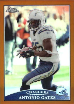 2009 Topps Chrome Copper Refractors #TC43 Antonio Gates Card /649  - Image 1 of 2
