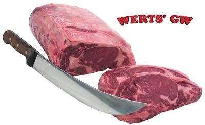 WERTS GW Eight 16 oz. Boneless Rib Eye/Ribeye Steaks-Choice-Corn Fed-Nebraska Processed