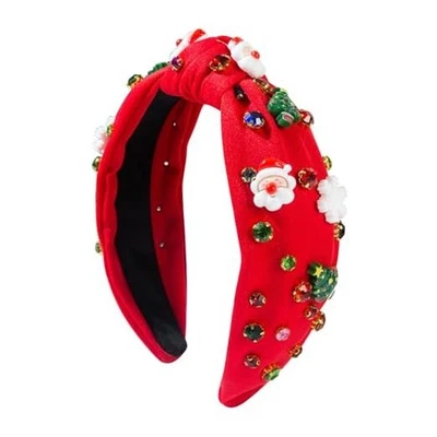 pVq Diadema de Navidad con Adornos Decorativos, Talla Única Papá Noel - Rojo Foto 1 de 4