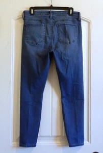 Pantalones de mezclilla para mujer NYDJ Not Your Daughters Ami ajustados elásticos azules talla 8 Petite - Imagen 1 de 4