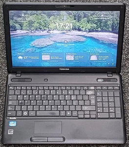 15.6INCH TOSHIBA SATELITE C660 CORE I3 8GB 128GB SSD WIN 11 PRO - Picture 1 of 13