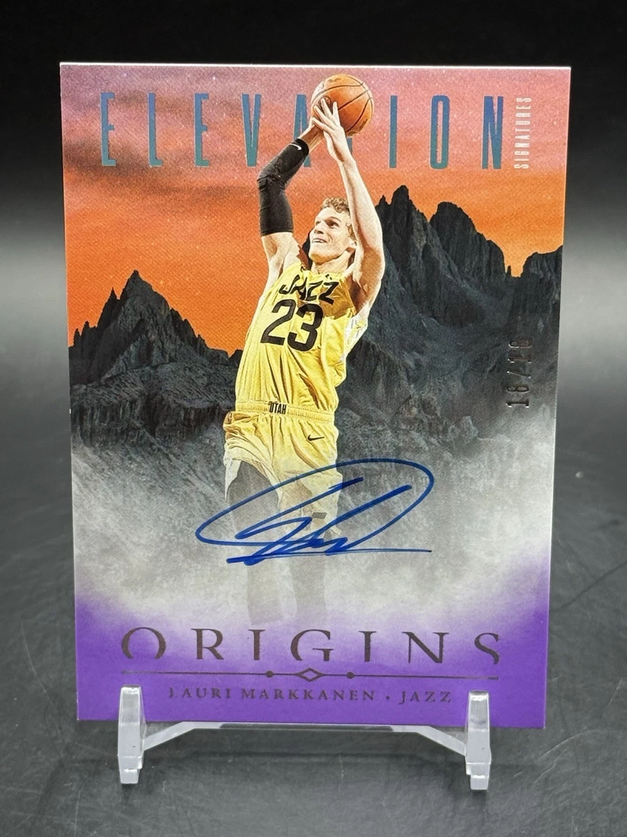 Panini Lauri Markkanen Basketball Autographed Sports Trading Cards