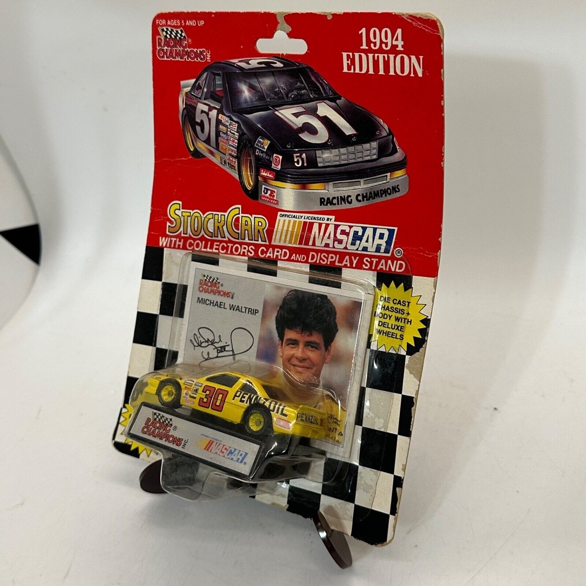 Racing Champions Michael Waltrip Diecast Racing Cars 1994 Racing Champions Michael Waltrip Diecast Racing Cars 1994