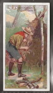 CHURCHMAN-BOY SCOUTS 1916 (3RD SERIES BROWN BACK)-#16- QUALITY CARD!! - Picture 1 of 2