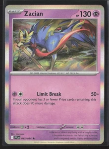 045/094 Zacian - Phantasmal Flames - Holo Rare NM Pokemon - Picture 1 of 2