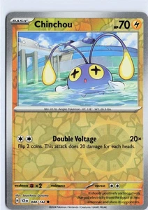 Chinchou (048/142), SV07: Stellar Crown, Reverse Holo, Common - Picture 1 of 2