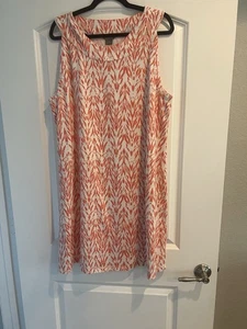 Natural Reflections Dress Women's XXL Sleeveless A-Line Cotton Knit 2XL - Picture 1 of 4