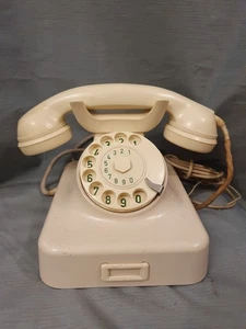 Bakelit Telefon Wählscheibe ELFENBEINFARBEN 40s 50s Vintage Deko Bastler - Bild 1 von 4